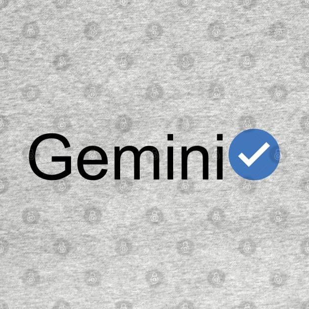 Verified Gemini (Black Text) by inotyler